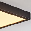 Finsrud lampa łazienkowa, lampa sufitowa, panel LED czarny, 1-punktowy