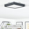 Finsrud lampa łazienkowa, lampa sufitowa, panel LED czarny, 1-punktowy