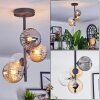 Chehalis lampa sufitowa, kula świetlna bursztynowy, przezroczysty, przydymiony, 4-punktowe