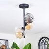 Chehalis lampa sufitowa, kula świetlna bursztynowy, przezroczysty, przydymiony, 4-punktowe