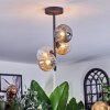 Chehalis lampa sufitowa, kula świetlna bursztynowy, przezroczysty, przydymiony, 4-punktowe