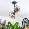 Chehalis lampa sufitowa, kula świetlna bursztynowy, przydymiony, 4-punktowe