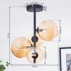 Chehalis lampa sufitowa, kula świetlna bursztynowy, 4-punktowe
