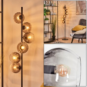 Koyoto kula świetlna, lampa stojąca przezroczysty, przydymiony, 6-punktowe