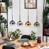 Koyoto lampa wisząca, kula świetlna, lampa wisząca kolory naturalne, czarny, 4-punktowe