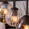Koyoto lampa wisząca, kula świetlna, lampa wisząca kolory naturalne, czarny, 4-punktowe