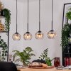 Koyoto lampa wisząca, kula świetlna, lampa wisząca kolory naturalne, czarny, 4-punktowe