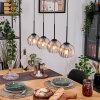 Koyoto lampa wisząca, kula świetlna, lampa wisząca kolory naturalne, czarny, 4-punktowe