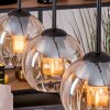 Koyoto lampa wisząca, kula świetlna, lampa wisząca kolory naturalne, czarny, 4-punktowe