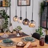 Koyoto lampa wisząca, kula świetlna, lampa wisząca kolory naturalne, czarny, 4-punktowe