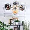 Koyoto lampa sufitowa, kula świetlna złoty, czarny, 3-punktowe