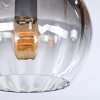 Koyoto lampa sufitowa, kula świetlna złoty, czarny, 3-punktowe