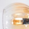 Koyoto lampa sufitowa, kula świetlna złoty, czarny, 3-punktowe