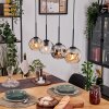 Ripoll lampa wisząca, kula świetlna, lampa wisząca kolory naturalne, czarny, 4-punktowe