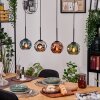 Ripoll lampa wisząca, kula świetlna, lampa wisząca kolory naturalne, czarny, 4-punktowe