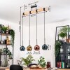 Ripoll lampa wisząca, kula świetlna, lampa wisząca kolory naturalne, czarny, 4-punktowe