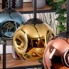 Ripoll lampa wisząca, kula świetlna, lampa wisząca kolory naturalne, czarny, 4-punktowe