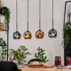Ripoll lampa wisząca, kula świetlna, lampa wisząca kolory naturalne, czarny, 4-punktowe