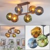 Koyoto Lampa sufitowa, Kula świetlna Niebeieski, Złoty, Zielony, 6-punktowe