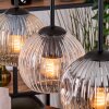 Ripoll lampa wisząca, kula świetlna, lampa wisząca kolory naturalne, czarny, 4-punktowe