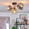 Ripoll lampa sufitowa, kula świetlna złoty, czarny, 3-punktowe