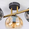 Ripoll lampa sufitowa, kula świetlna złoty, czarny, 3-punktowe