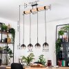 Koyoto lampa wisząca, kula świetlna, lampa wisząca kolory naturalne, czarny, 4-punktowe
