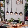 Koyoto lampa wisząca, kula świetlna, lampa wisząca kolory naturalne, czarny, 4-punktowe