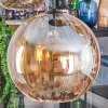 Koyoto lampa wisząca, kula świetlna, lampa wisząca bursztynowy, 5-punktowe