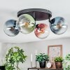 Gastor lampa sufitowa, kula świetlna niebeieski, zielony, przezroczysty, miedziany, 4-punktowe