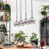 Ripoll lampa wisząca, kula świetlna, lampa wisząca kolory naturalne, czarny, 4-punktowe