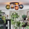 Gastor lampa sufitowa, kula świetlna niebeieski, chrom, zielony, miedziany, przydymiony, 4-punktowe