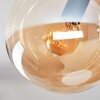 Gastor lampa sufitowa, kula świetlna bursztynowy, przydymiony, 4-punktowe