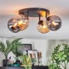 Gastor lampa sufitowa, kula świetlna bursztynowy, przydymiony, 4-punktowe