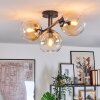 Koyoto lampa sufitowa, kula świetlna bursztynowy, przezroczysty, 3-punktowe