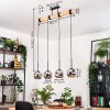 Ripoll lampa wisząca, kula świetlna, lampa wisząca kolory naturalne, czarny, 4-punktowe