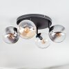 Gastor lampa sufitowa, kula świetlna bursztynowy, przezroczysty, przydymiony, 4-punktowe