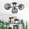 Koyoto lampa sufitowa, kula świetlna przydymiony, 3-punktowe
