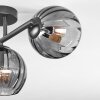 Koyoto lampa sufitowa, kula świetlna przydymiony, 3-punktowe