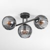 Koyoto lampa sufitowa, kula świetlna przydymiony, 3-punktowe