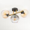 Koyoto Lampa sufitowa, Kula świetlna Złoty, Czarny, 3-punktowe