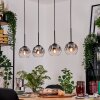 Ripoll lampa wisząca, kula świetlna, lampa wisząca kolory naturalne, czarny, 4-punktowe