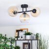 Koyoto Lampa sufitowa, Kula świetlna W kolorze bursztynu, Przezroczysty, 3-punktowe