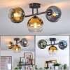 Koyoto lampa sufitowa, kula świetlna niebeieski, złoty, zielony, przezroczysty, 3-punktowe
