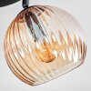 Koyoto lampa sufitowa, kula świetlna bursztynowy, 4-punktowe