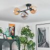 Gastor lampa sufitowa, kula świetlna bursztynowy, przezroczysty, przydymiony, 3-punktowe