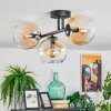 Koyoto lampa sufitowa, kula świetlna bursztynowy, przezroczysty, 3-punktowe