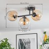 Koyoto lampa sufitowa, kula świetlna bursztynowy, przezroczysty, 3-punktowe