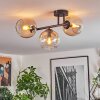 Koyoto lampa sufitowa, kula świetlna bursztynowy, przezroczysty, 3-punktowe