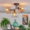 Koyoto lampa sufitowa, kula świetlna bursztynowy, przezroczysty, 3-punktowe